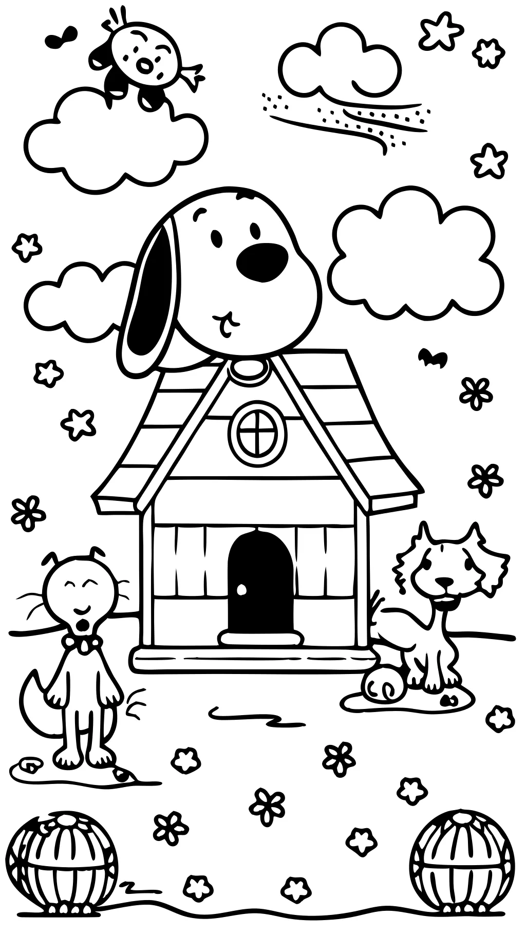 coloring pages snoopy